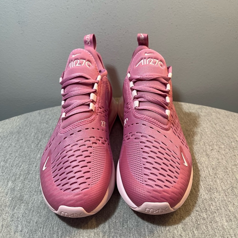 Nike Air Max 270 BG Flamingo Pink Pink Foam Size 6.5Y/ Women's Size 8 HQ1553-646 - Picture 3 of 11